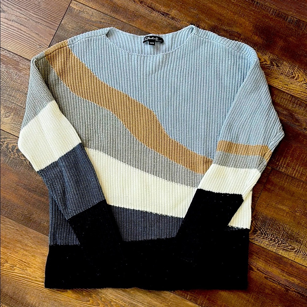Colorblock Sweater